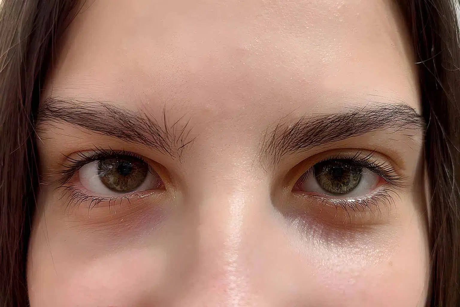 Lashy Cosmetics customer results showcasing enhanced lash length and strength.