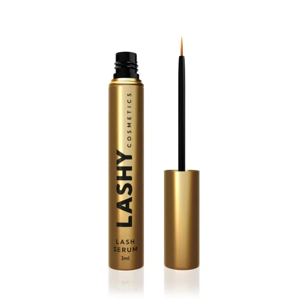 Eyelash Growth Serum bottle with a fine-tip applicator, designed for precise application.